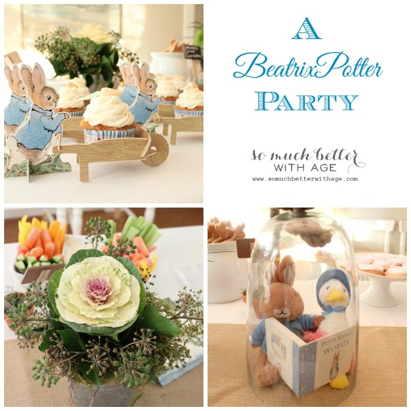 A Beatrix Potter party via somuchbetterwithage.com