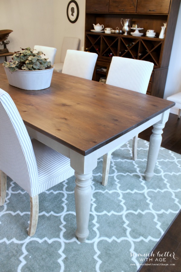 Rustic dining chairs | somuchbetterwithage.com