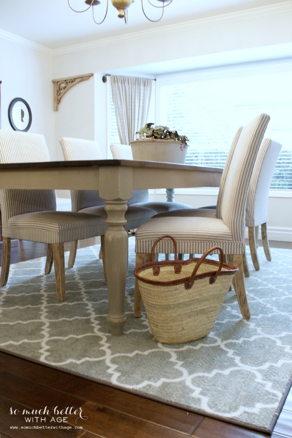 Rustic dining chairs | somuchbetterwithage.com