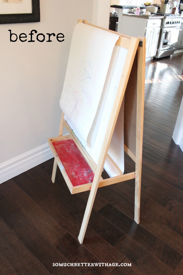 art easel before